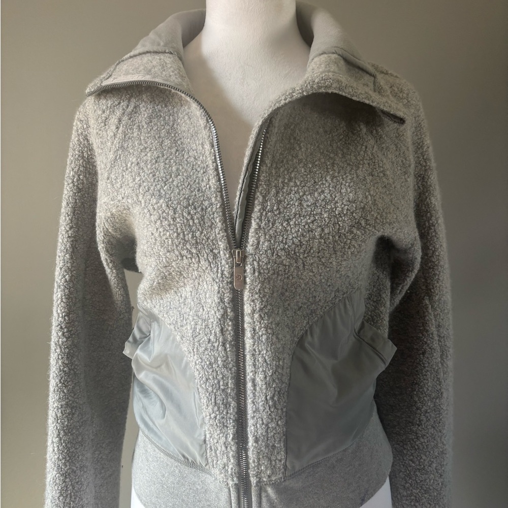 Lululemon Athletica Gray Teddy Jacket